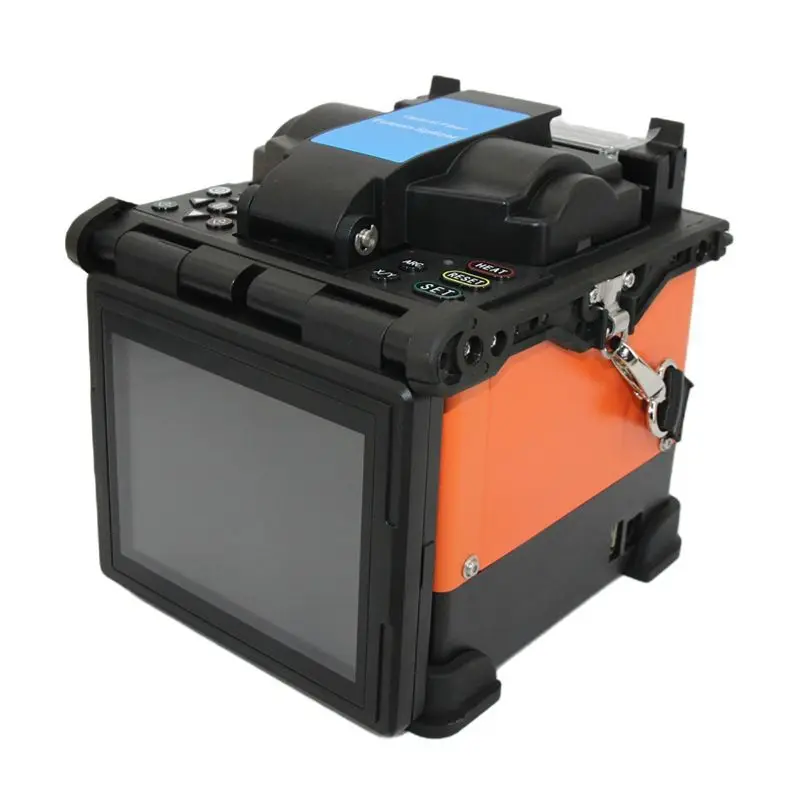 Imported Movement Optical Fiber Fusion Splicer Rubber-Covered Wire Trunk Automatic Hot Melt Machine