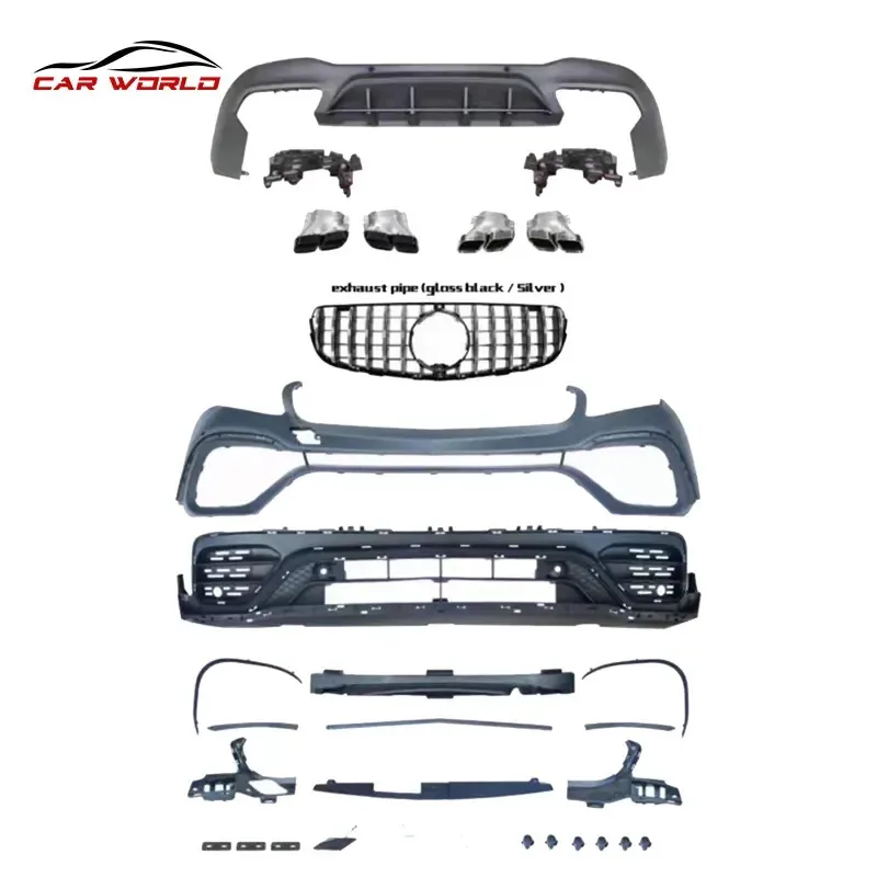 

Factory Hot Selling S Material Body Kit for GLC260L GLC300L 2015-2019 Front Bumper Rear Diffuser Lip Change to Glc63 Style Bo