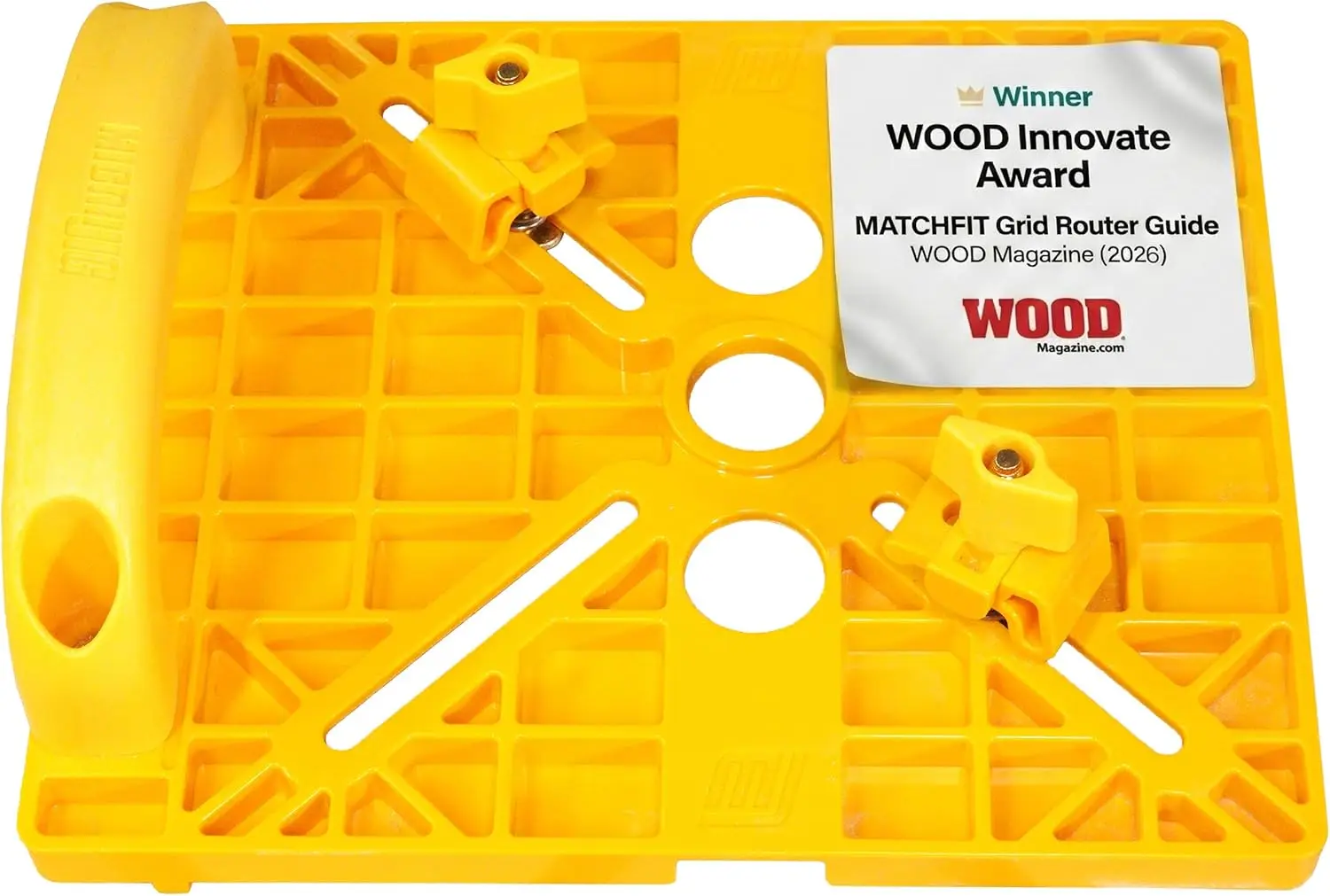 

Precision Woodworking Router Guide for Dovetail Tracks, Easy Setup with Self-Indexing Design and 4" Spacing