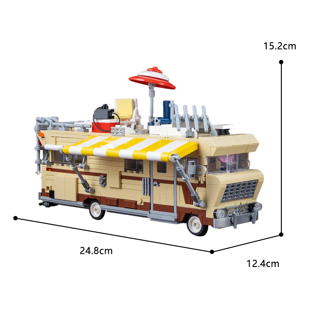 

Конструктор MOC Ходячие мертвецы, Детский конструктор, креативный страшный караван Dell, инновационный конструктор «сделай сам», подарок на праздник