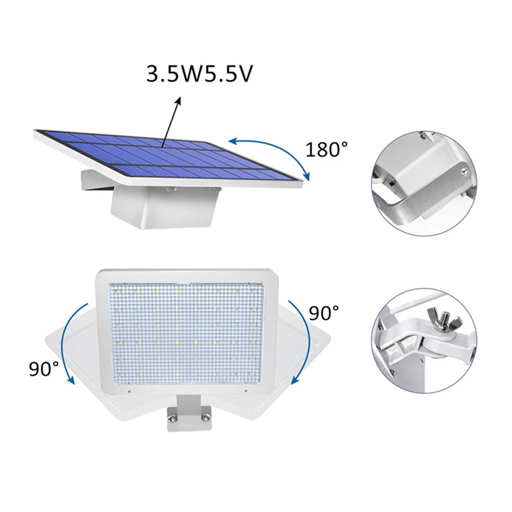 

Solar Waterproof Wall Light Outdoor Garden Lamp Solar Powered for Yard Fence Garage Deck Pathway Driveway Porch Front Door