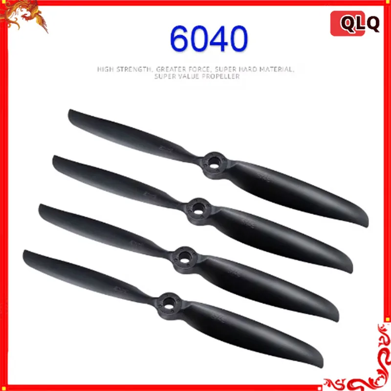 10pcs/Lot 6040 6x4 6x4e Propellers Glass Fiber & Nylon Props Fit 2450 Hihg Speed Brushless Motor For Rc Airplane Quadcopter