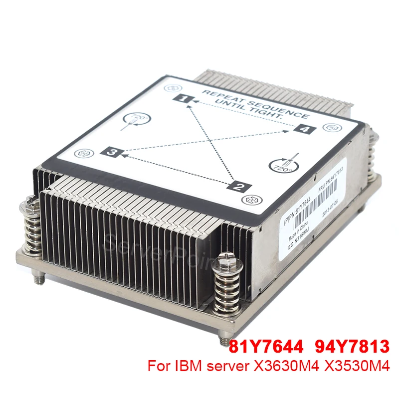 

CPU Heatsink 81Y7644 94Y7813 FOR IBM X3630M4 X3530M4 Server Cooler Fast Shipping