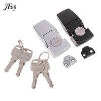 High Quality Cabinet Black Coated Metal Hasp Latch DK604 Security Toggle Lock With Two Keys