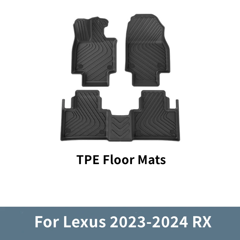 Car Trunk Mat TPE Car Floor Mat for Lexus RX350h RX500h Sport All Weather Rear Trunk Pad Cargo Liner Seat Back Anti Dirty Pads