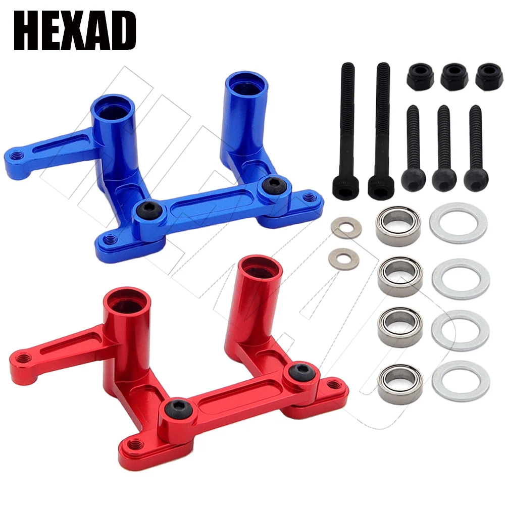 Aluminum Steering Group Steering Bellcranks Drag Link for 1/10 Traxxas Slash 2WD Rustler VXL Bandit Rc Car Upgrade Parts