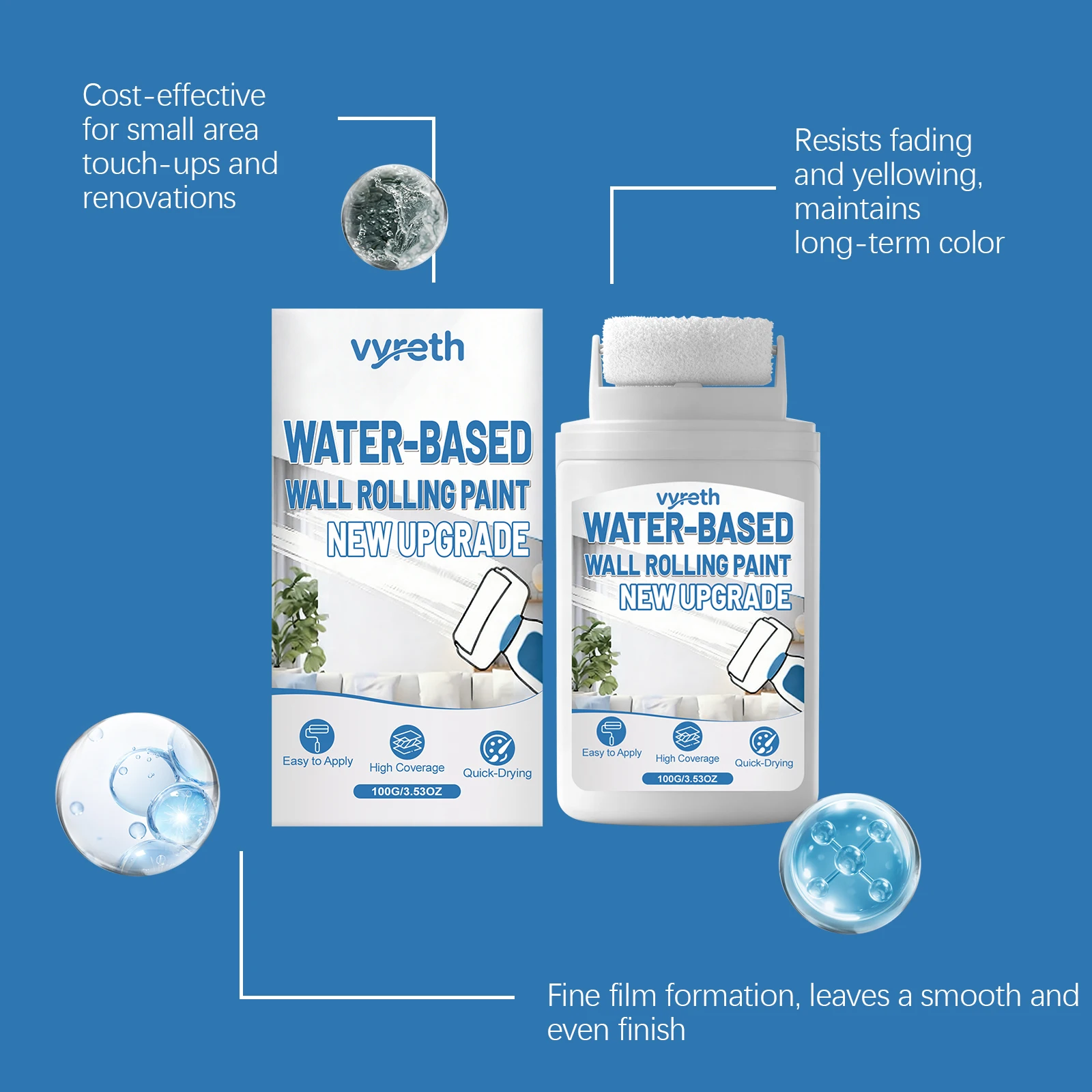 Tinta para Parede à Base de Ág - Peel Off Base Coat avaliação e preço