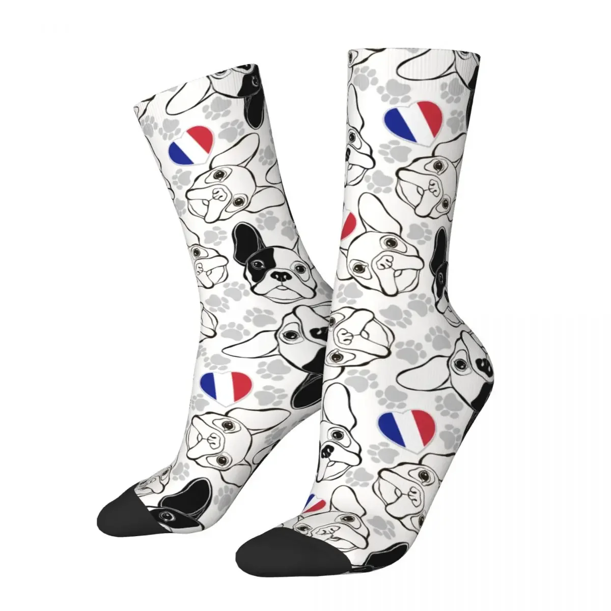 

Winter Breathable Hip-Hop Unisex French Bulldog Dog Socks Animal Sweat Absorbing Crew Socks