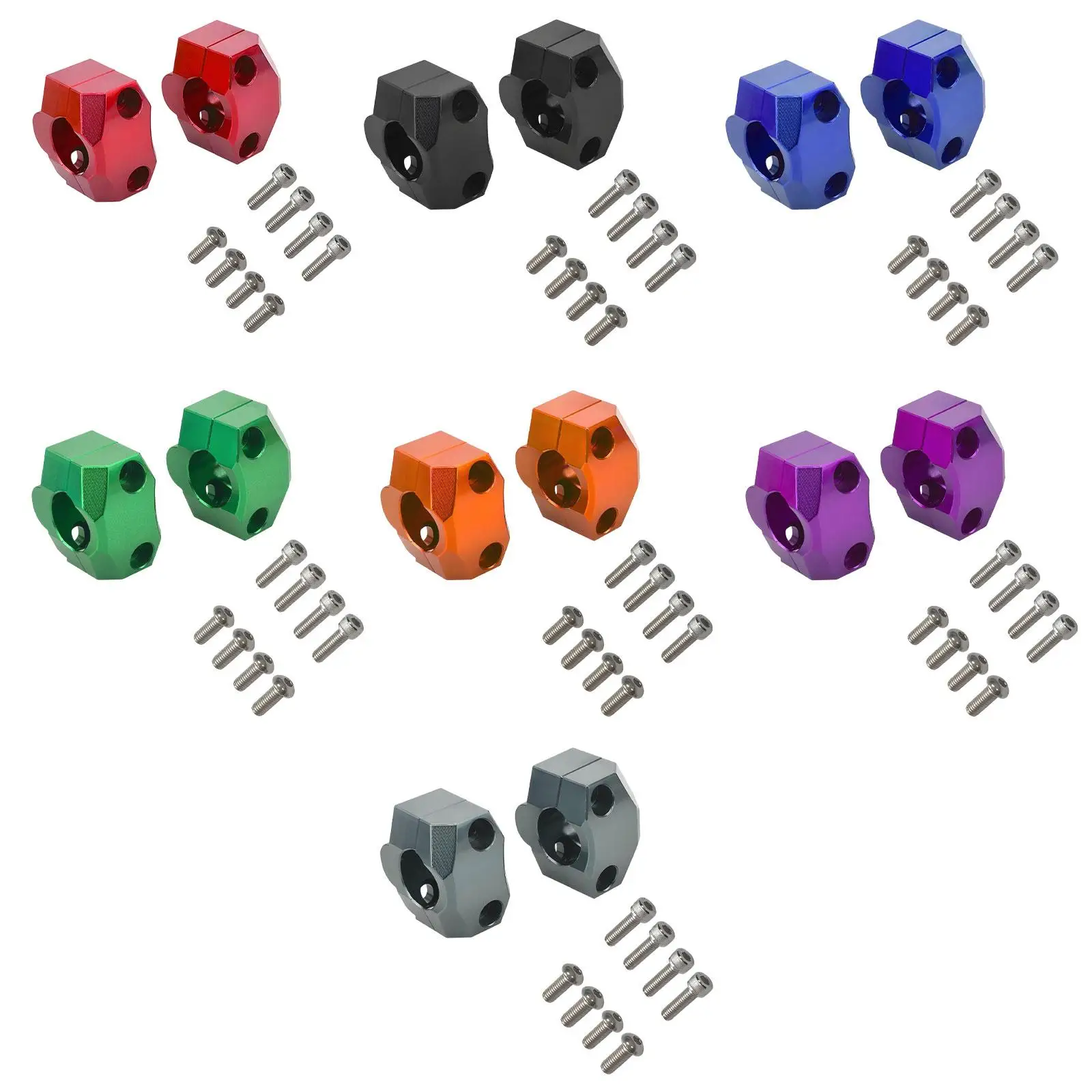 

Адаптер подъема руля мотоцикла, простая установка, универсальная подставка для мотоцикла для руля 28 мм, зажим для крепления из алюминиевого сплава