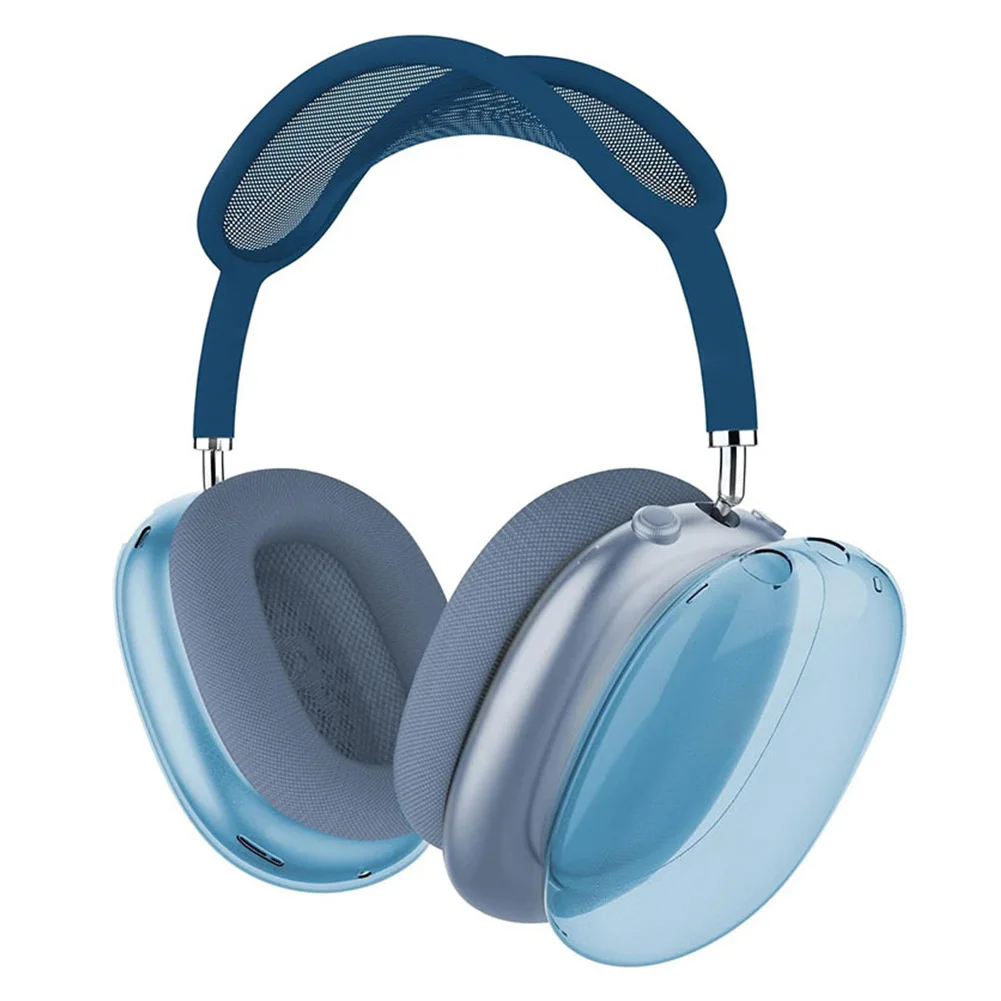 Para Airpods Max funda protectora para auriculares para AirPods Max funda protectora para auriculares diseño Simple a presión auriculares azules inteligentes