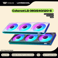 LOVINGCOOL Coherent LG-360/240/120 PC fan ARGB digital display computer Siamese building block fan Integration Abyss Mirror