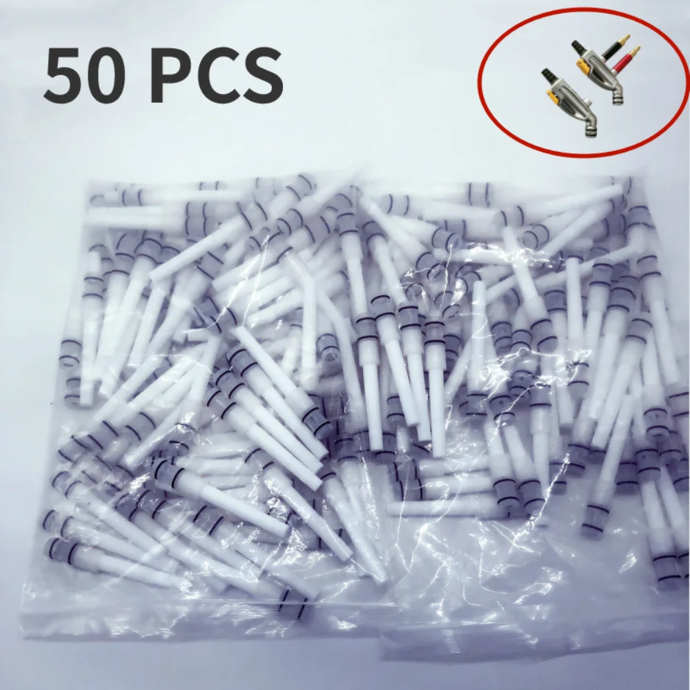 Tpaitlss 50/100 pièces 1016 561 #   Manchon d'insertion Venturi pour pompe de pulvérisation de revêtement en poudre IG07