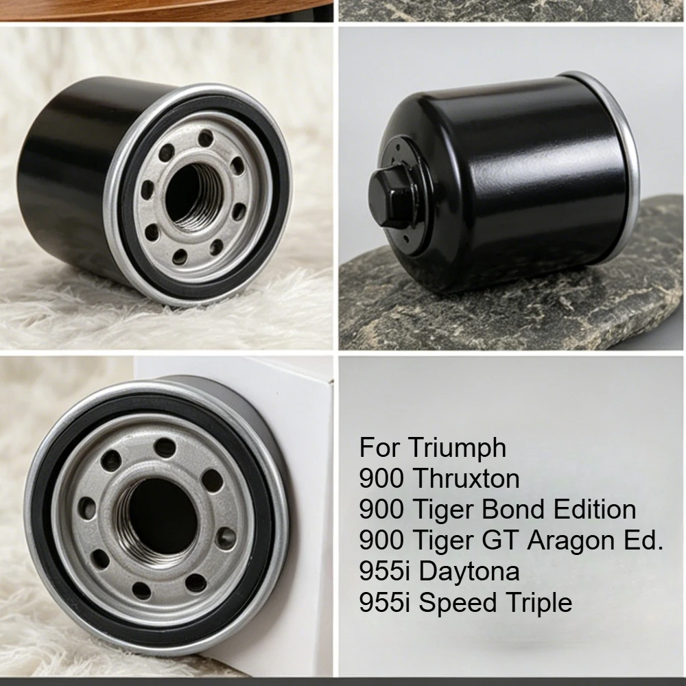 1pc/2pc/4pc Oil Filter For Triumph 900 Thruxton 900 Tiger Bond Edition 900 Tiger GT Aragon Ed. 955i Daytona 955i Speed Triple