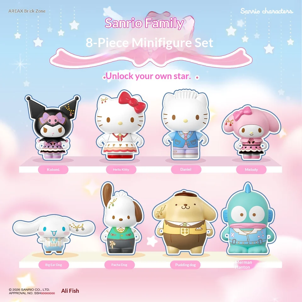 Areax Sanrio Characters Shining Cute Stars Series Blind Box Cute