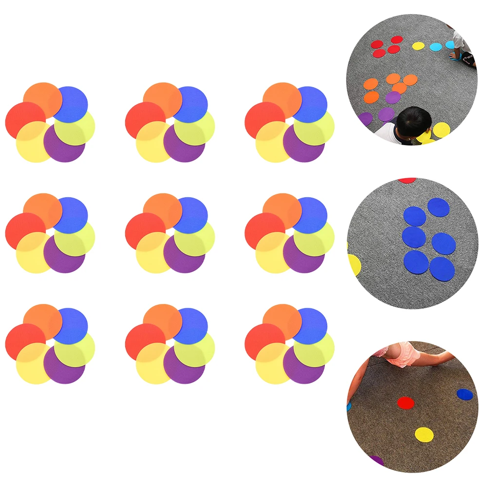 

Educational Carpet Stickers Round Markers Classroom Supplies Nylon Puzzle Teaching Aids Safe Kids Preschool Home School