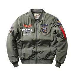 4 Colors!2023 Baseball Jacket Men's Cotton Thickened Autumn and Winter High Street Handsome Pilot Jackets