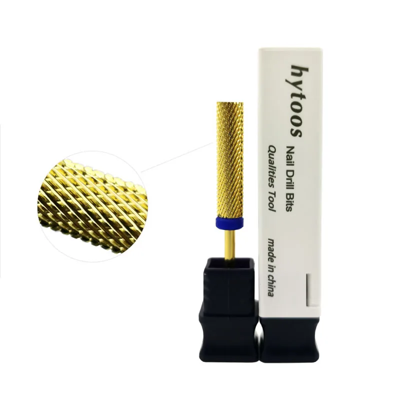 HYTOOS 24mm Barrel Hartmetall Super Lange Nagel Bohrer Bits 3/32 Elektrische Bohrer Zubehör Maniküre Bit Werkzeug Lieferant