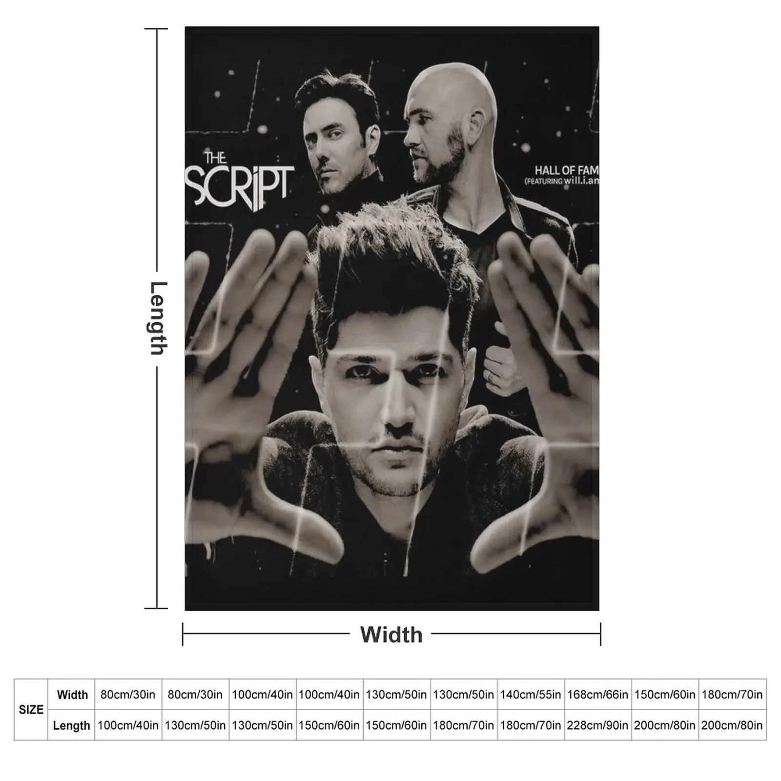 The Script hall of fame Throw Blanket Luxury Baby Luxury Brand Summer Blankets