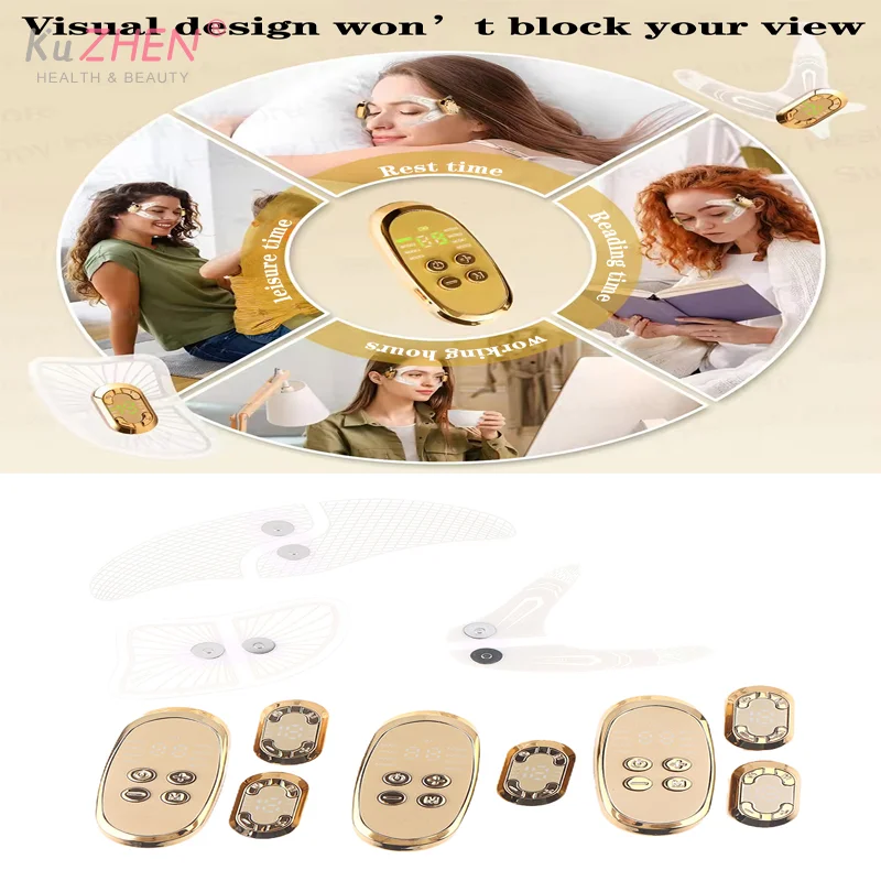 

1Set EMS Facial Massage Skin Tightening Microcurrent Muscle Stimulator Relieve Fatigue Facial Lifting Eye Face Beauty Care Tool