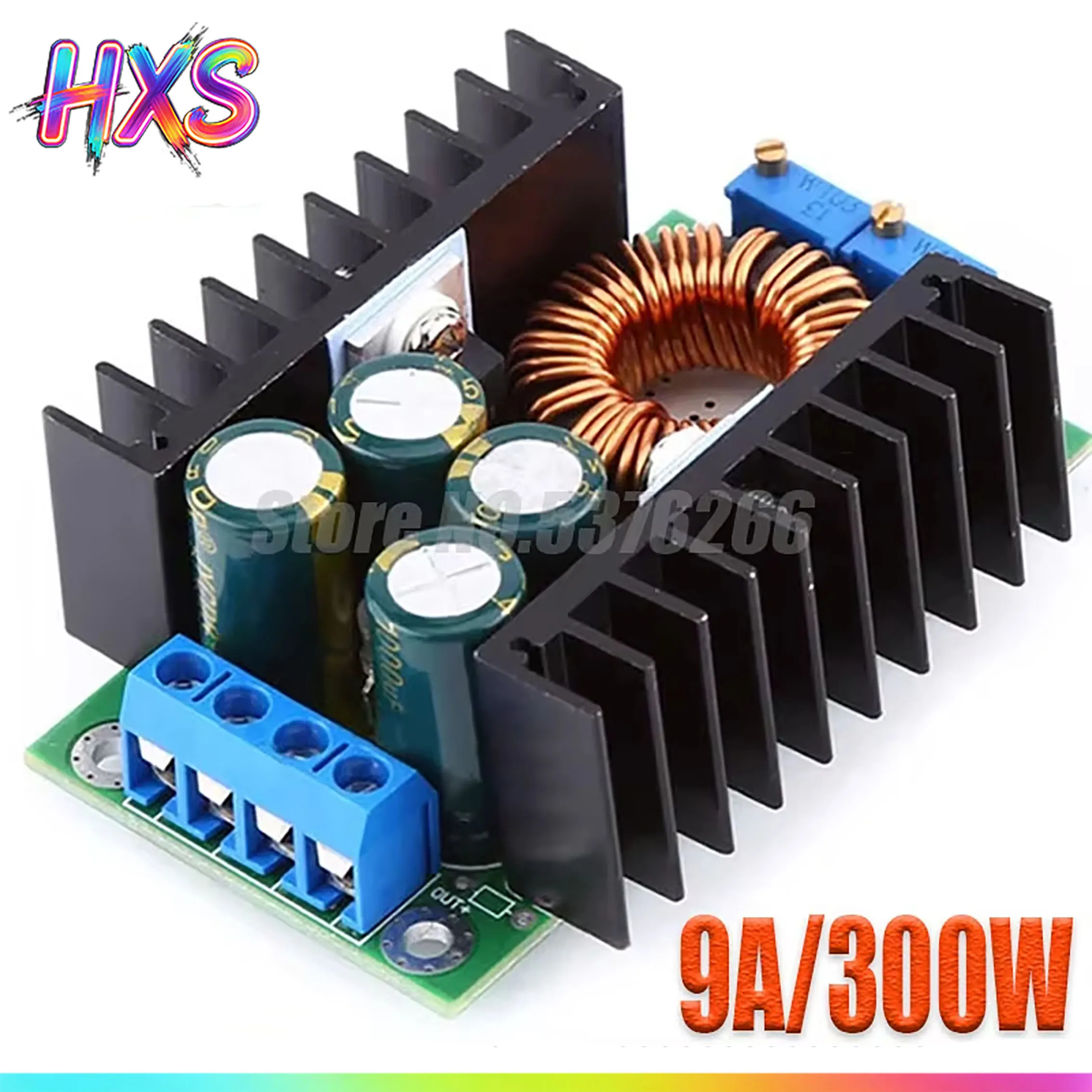 1pcs/lot DC CC 9A 300W Step Down Buck Converter 5-40V To 1.2-35V Power Module DC CC 150W Car Power Elevator Module