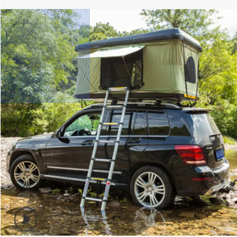 New Design 4th Generation Pop Up Car Roof Tent Truck SUV Hard Shell Outdoor   top Tents