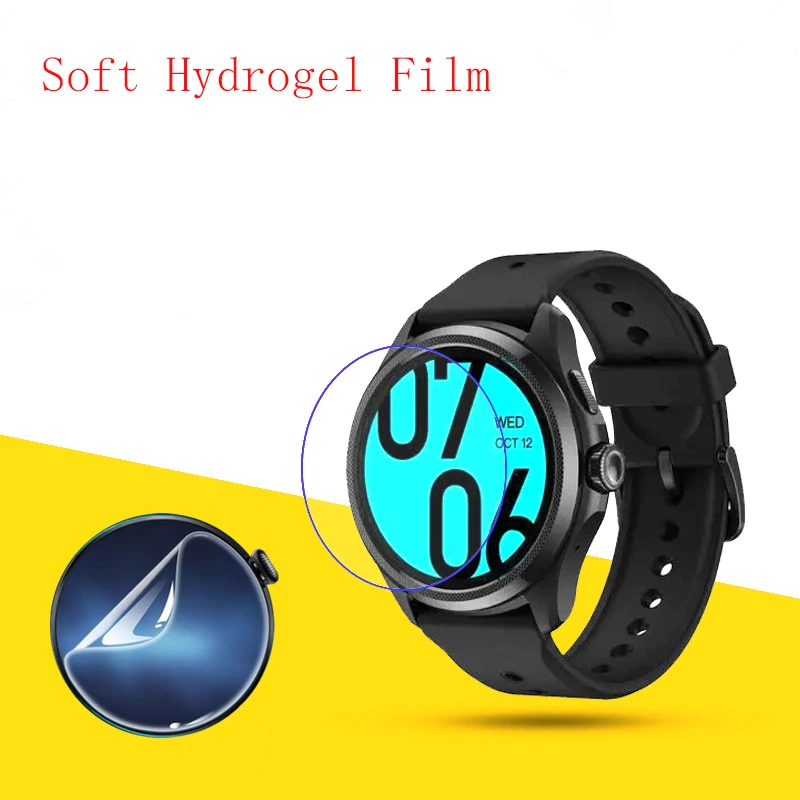 Soft Hydrogel Film Clear HD Transparent Protector Protective Guard Smart watch for Ticwatch PRO 5 10PCS