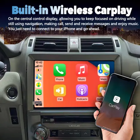 11.6inch Android Screen For Lexus GX400 GX460 2010-2020 Car Carplay Video Player Audio Radio Stereo Multimedia GPS Navigation 10 best sales gx460 carplay - №1