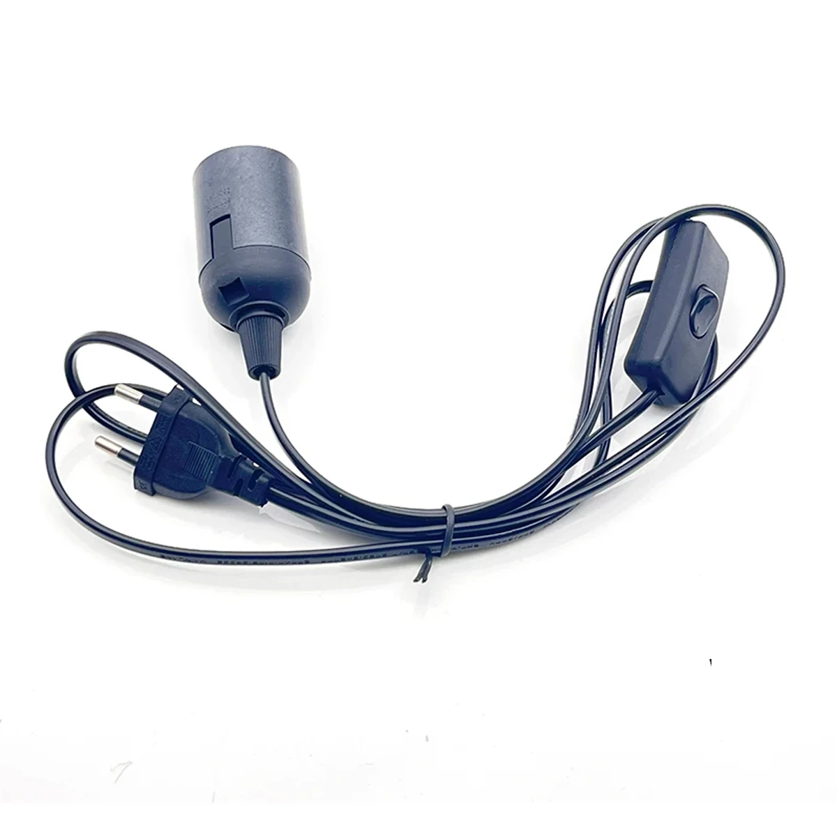 US AU UK EU to E27 Power Cord Screw Base Lamp Holder LED Pendant Light Head With 303 Switch Extent Cable 1.8m Bulb Socket