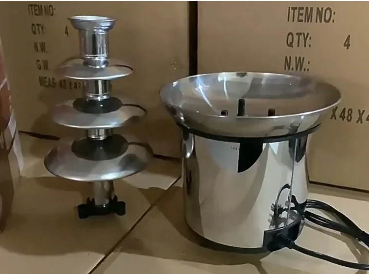 Tafelblad Chocoladefonduemachine Chocolade Waterval Fontein Machine Chocolade Fontein Machine