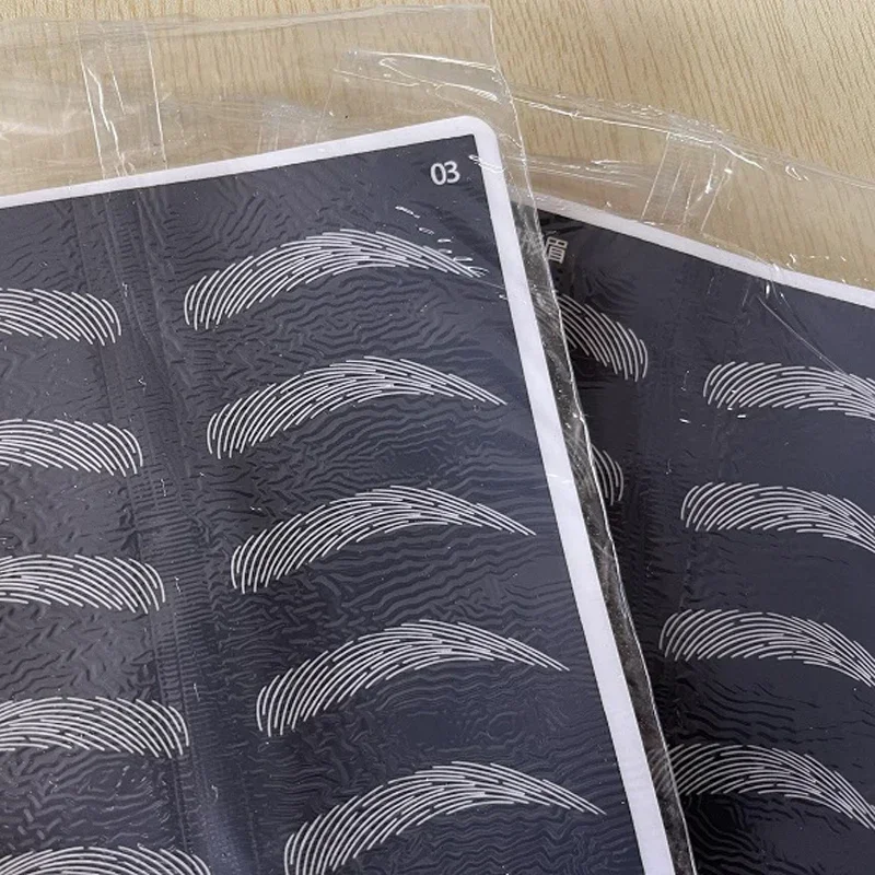 Tatuaje de cejas práctica piel maquillaje permanente translúcido hoja de piel de látex para tatuaje entrenamiento principiante 1 Uds