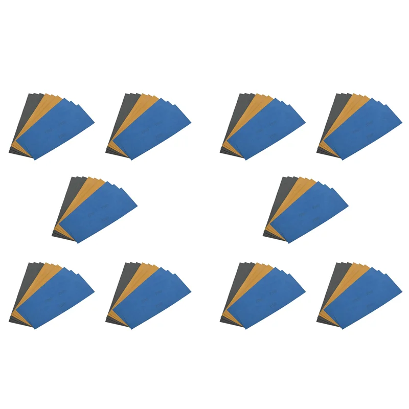 AS60-90 Pcs 3000 5000 7000 고그릿 습식 및 건식 사포 모듬 건식벽 샌딩 페이퍼 9 X 3.6 인치