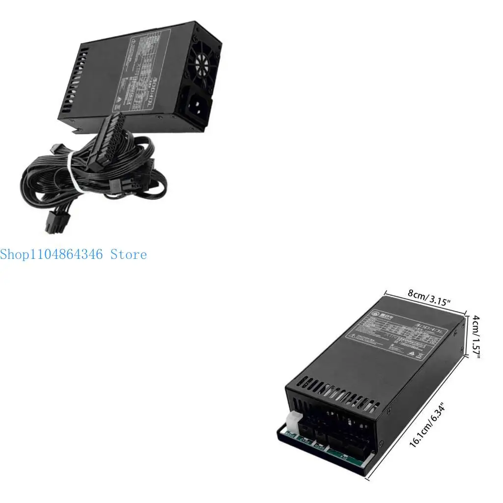 

5asd Computer for Case Mini ATX Motherboard Small 1U Power Supply Gaming PC Chas