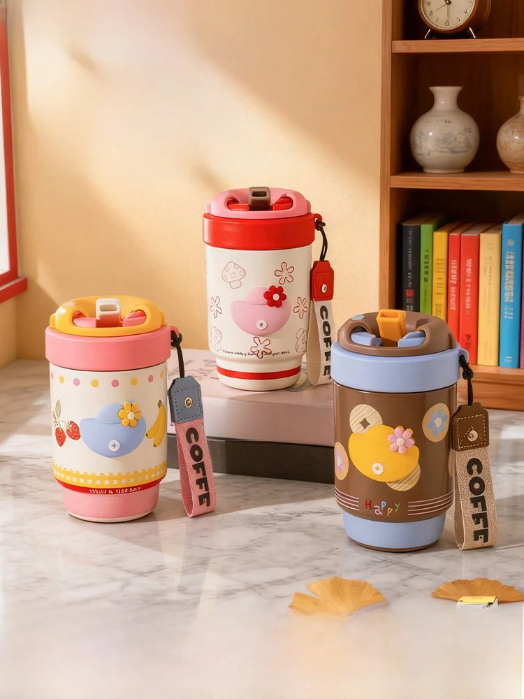 

Современная портативная термокружка для кофе, маленькая, эстетичная, новинка 2026 года, для напитков