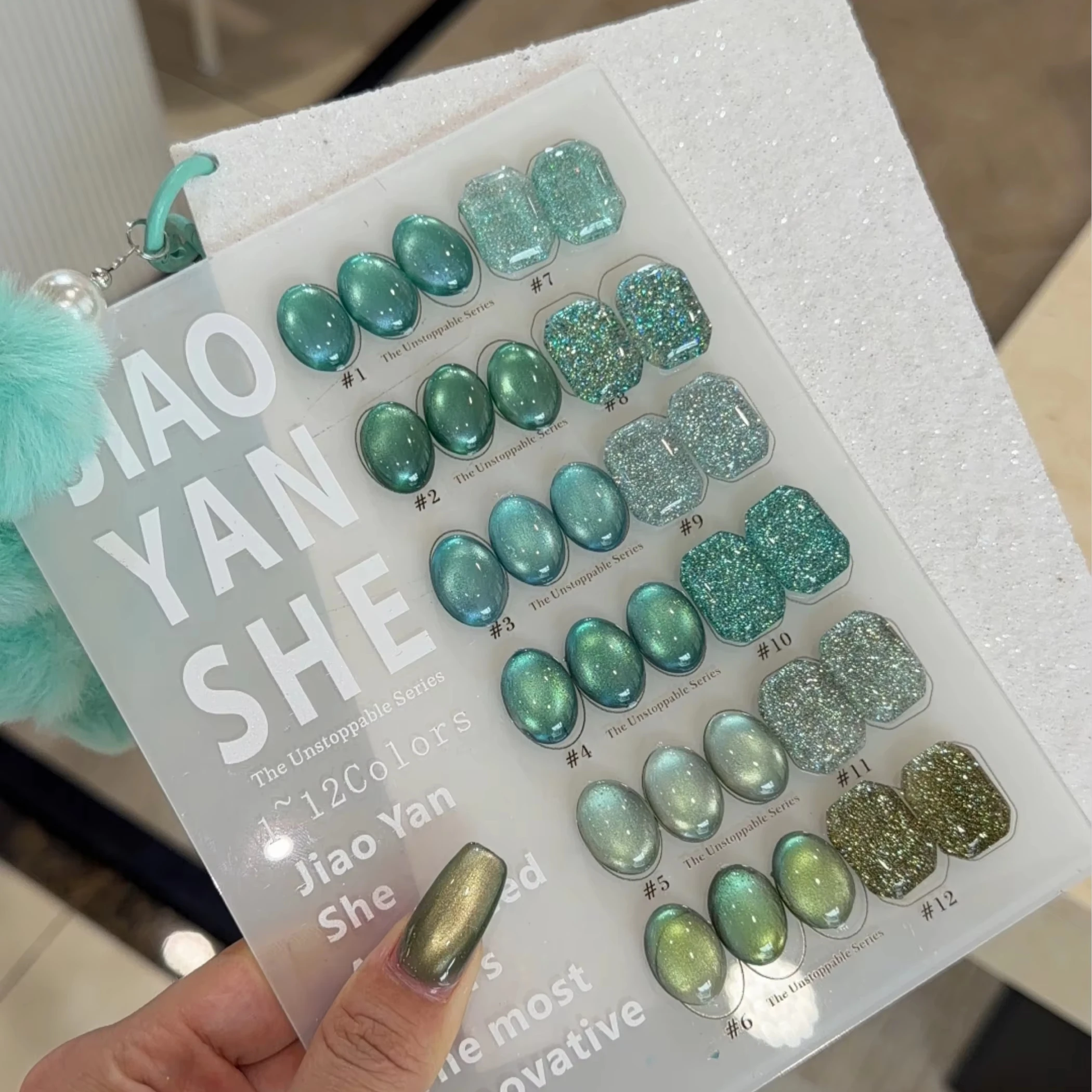 Hot deal: JIAOYANSHE 12 Colors Cat Eye Diamond Color Nail Gel Set 2026 New High Quality Non-toxic UV Gel for Salon ODM/OEM Wholesale