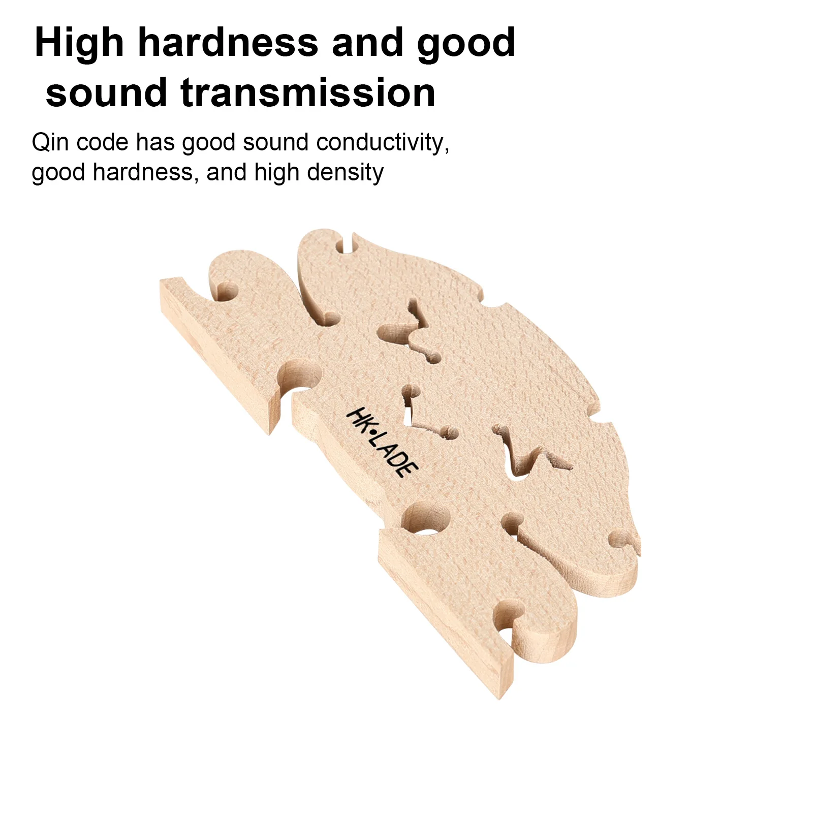 HK·LADE Morin Khuur Bridge Natural Dried Maple Wood Morin Khuur Bridge Replacement Parts Stringed Instruments Accessory