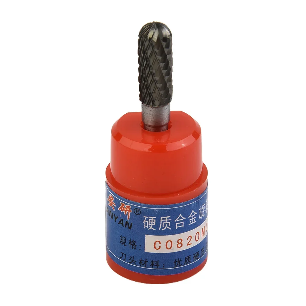 Hot Sale 8mm Double Cut Tungsten Carbide Rotary File Burr Head Tool Point Burr Die Grinder Abrasive Tools Drill Milling Carving