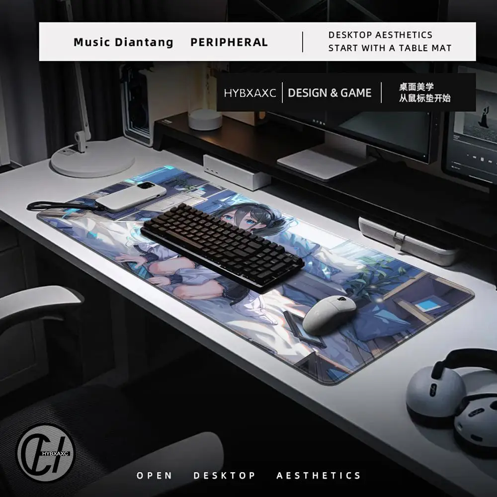 1pc Alice Tendou Blue Archive Game Anime Pad Mouse Mat Desk Mat With Pad Gaming Accessories Prime Gaming XXL