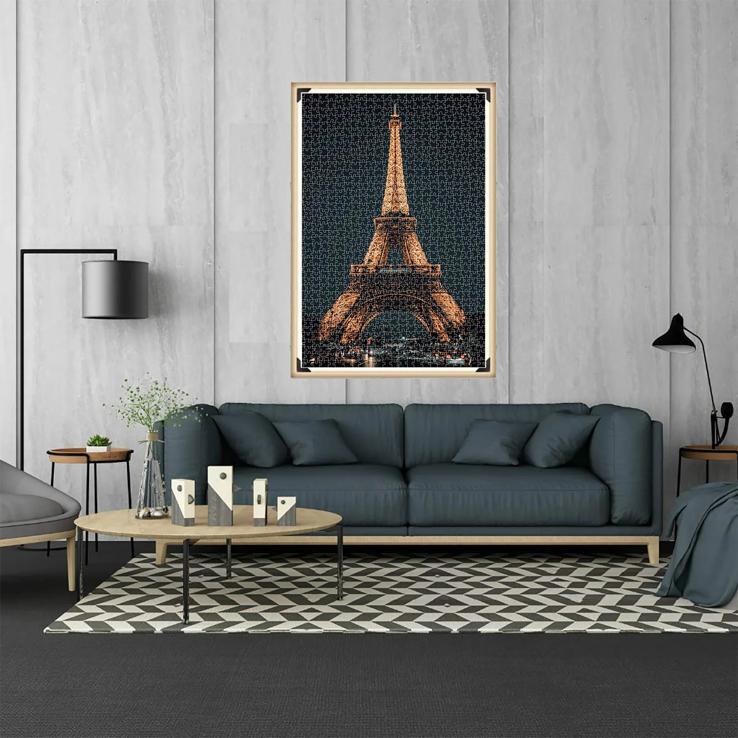 1000 Pieces Eiffel Tower Jigsaw Puzzles for Adults Home Decor Games Family Fun Floor Puzzles Educational Toys for Kids