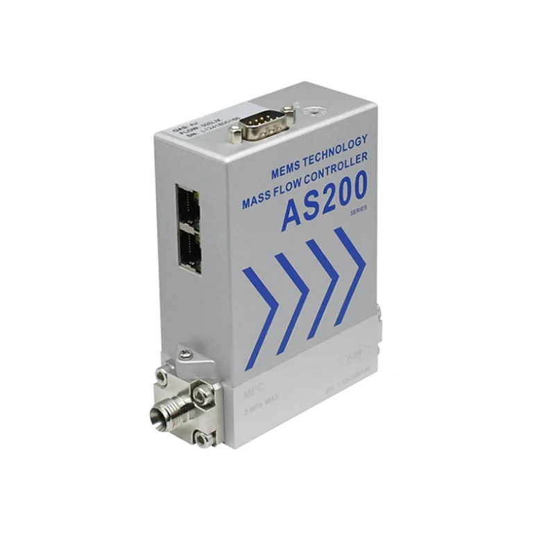 الهواء النيتروجين سبائك الألومنيوم كتلة تدفق متر تحكم ماكس 500L/دقيقة موصل سريع #2