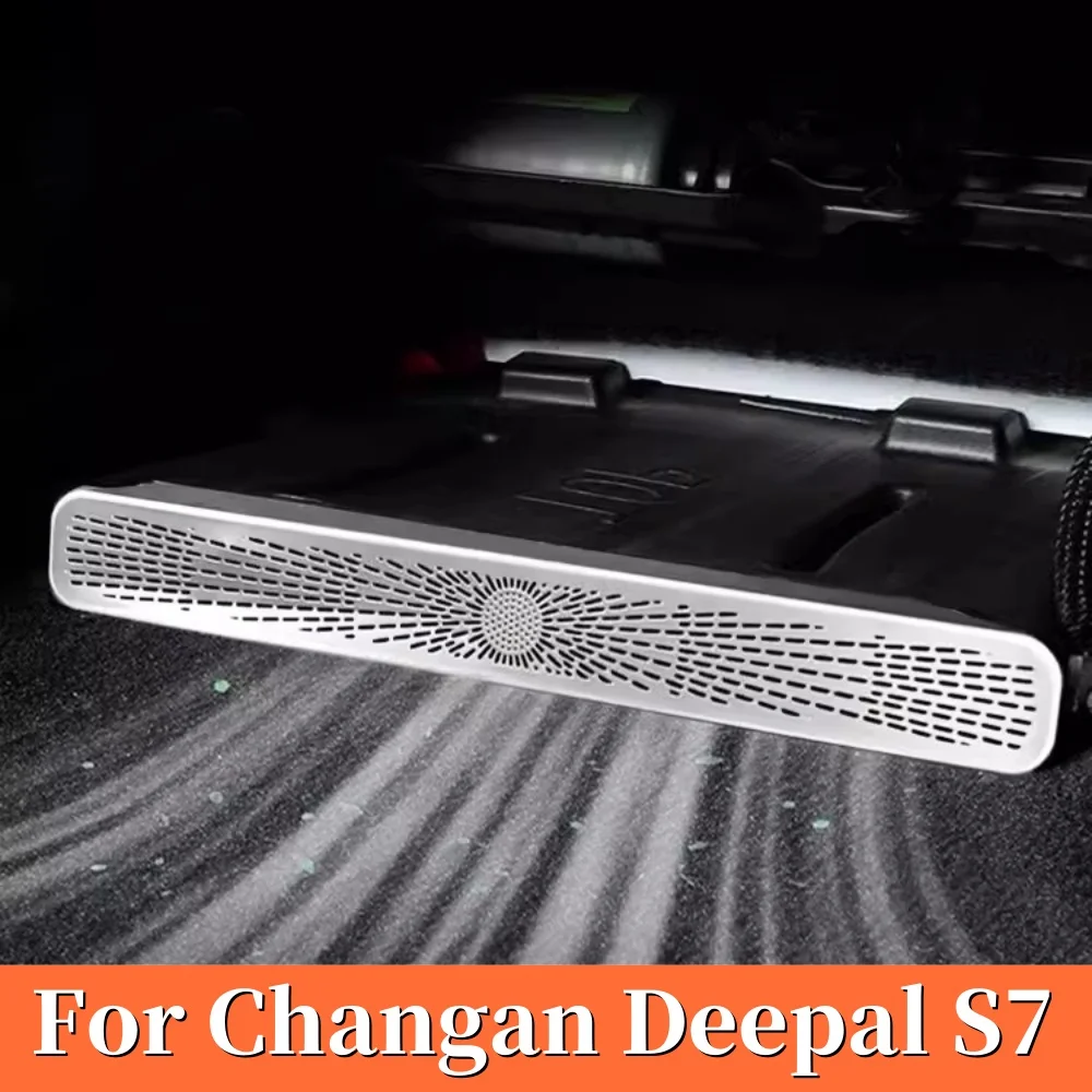 

Car Rear Row Under Seat Air Outlet Protective Cover Frame Anti-blocking Interior Accessories Fit For Changan Deepal S7 2023 2024