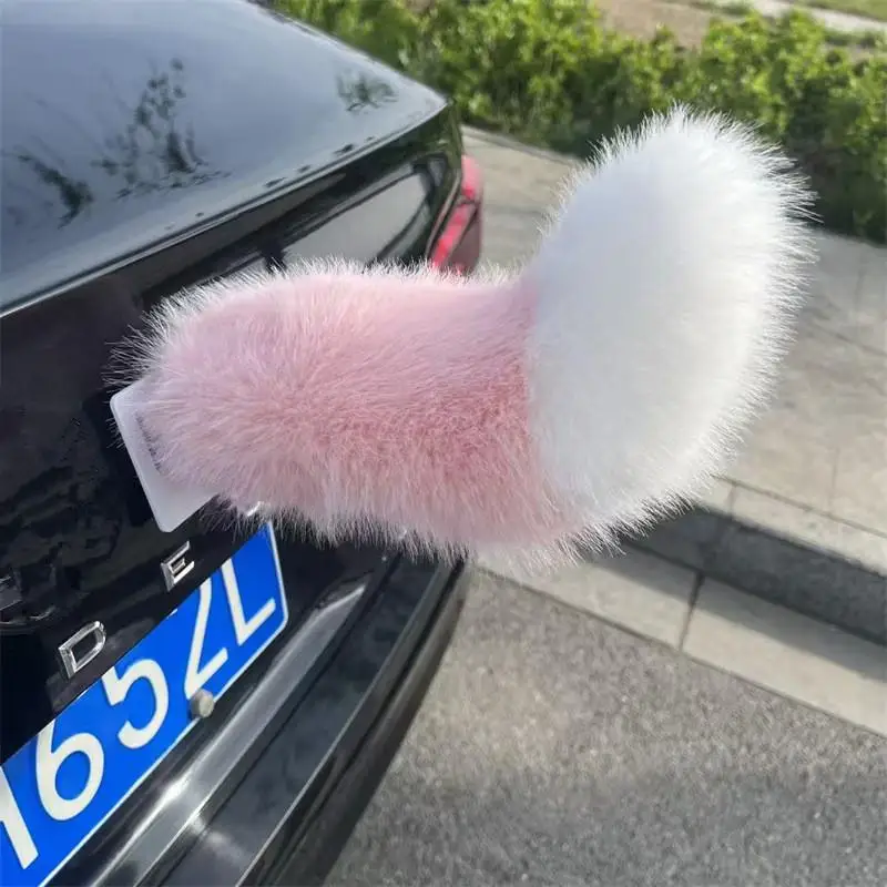 

Electric Bicycle Fluffy Tail Remote Control Versatile Use for Car Tail Enthusiasts