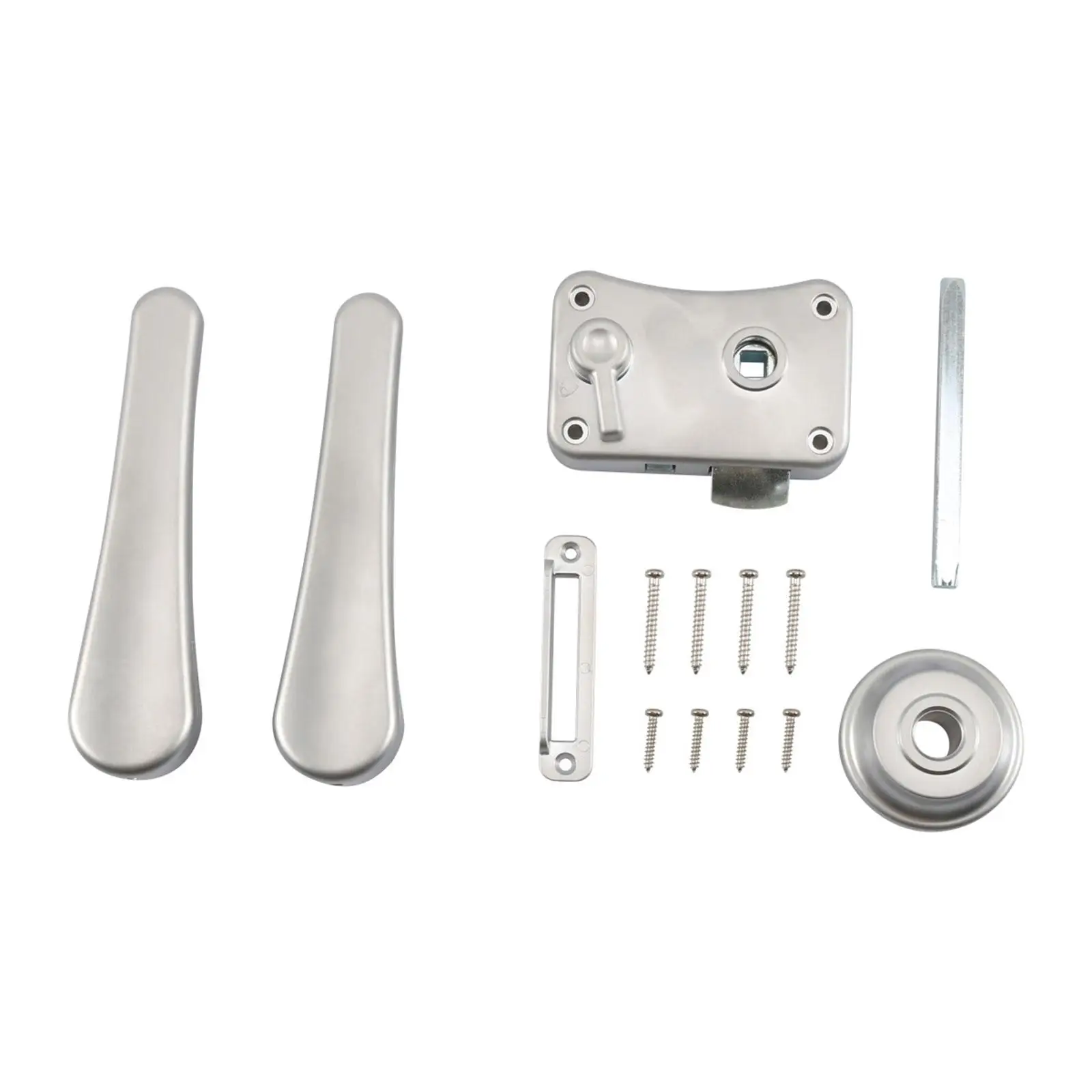 

RV Toilet Door Lock Boat Latch Entry Handle Utility to Use Versatile Bathroom Door Lock for Camper RV Yacht Bathroom Travel