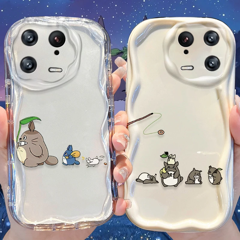 

T-Totoros Case for Xiaomi Mi 15 14 Ultra 14T 13 Lite 12 Pro 12S 12X 11i 5G POCO X7 X6 X5 X4 GT X3 NFC F6 F5 F3 M6 Plus Cover
