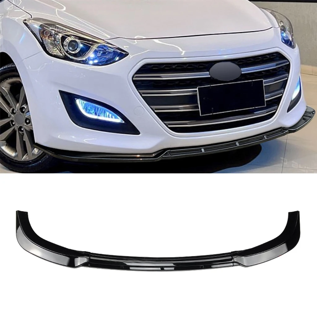 

Front Bumper Lip Spoiler For Hyundai I30 MK2 MK2.5 2012-2017 Front Bumper Protector Lower Blade Splitter Car Styling