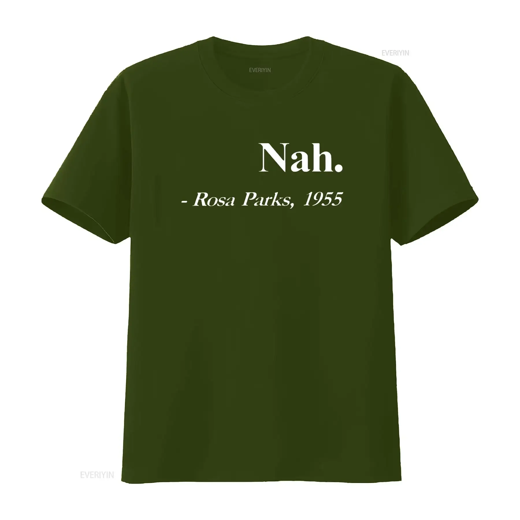 New Nah Rosa Parks 1955 Quote Black Pride Mens Long Sleeve T Shirt 2X Large Vintage Washed Versatile Stretched Streetwear Soft