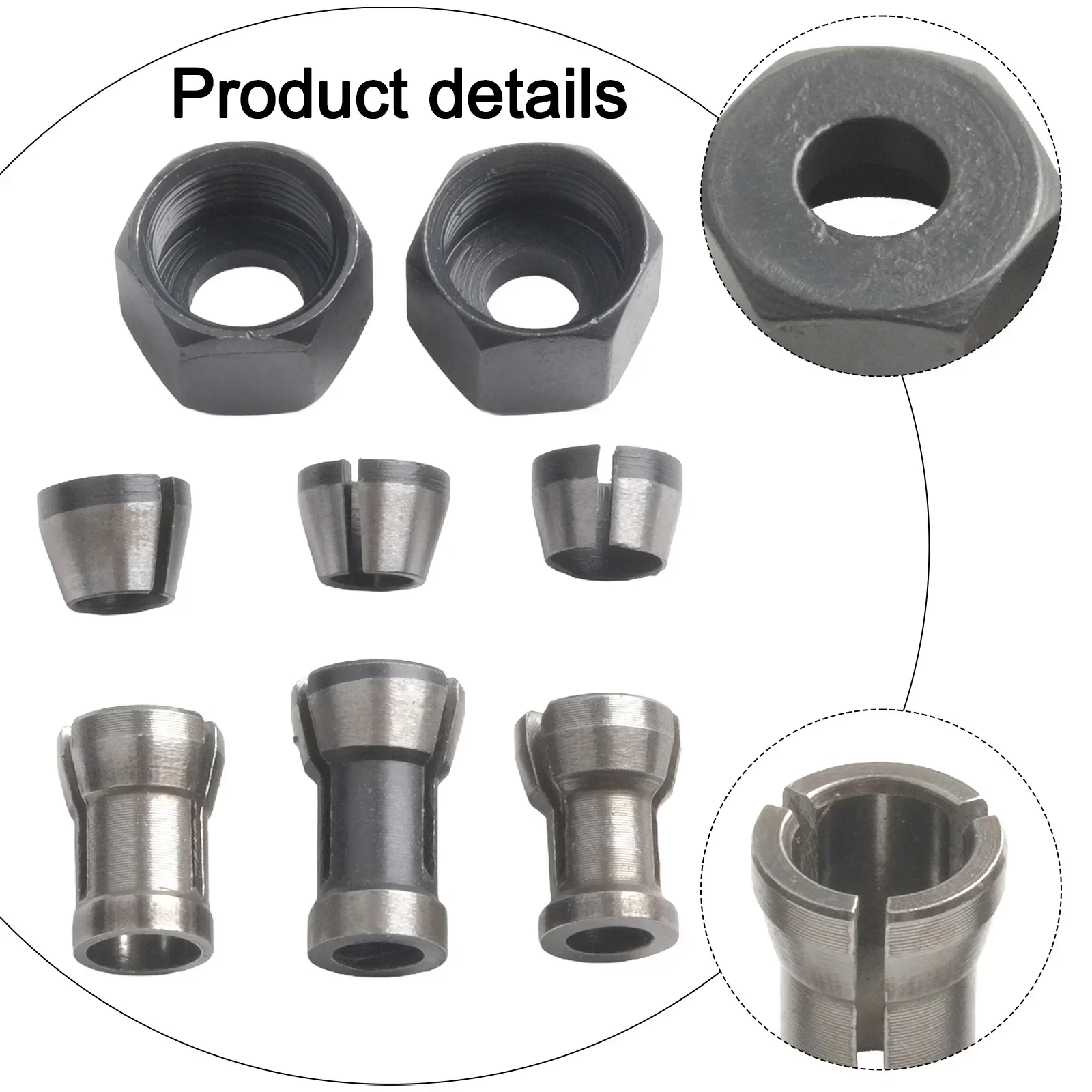 อะแดปเตอร์ Collet Chuck เราเตอร์ไฟฟ้า เครื่องแกะสลัก เครื่องแกะสลักเราเตอร์ไฟฟ้า เครื่องแกะสลัก เครื่องแกะสลัก