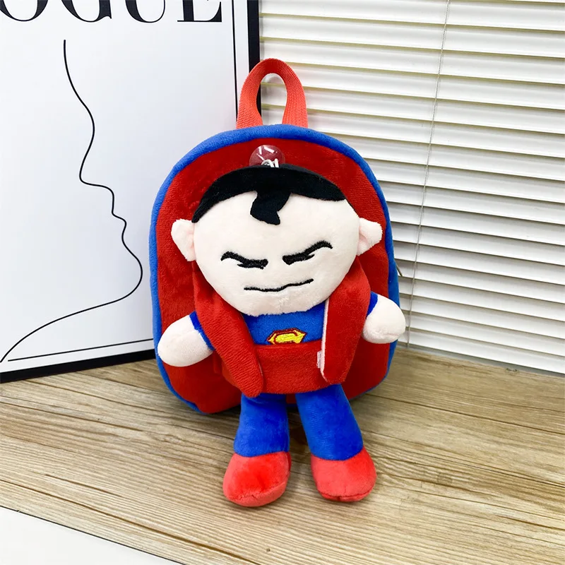 สไตล์ใหม่เด็กอนุบาลเด็กทารกการ์ตูนเด็กกระเป๋านักเรียน Hero Plush ของเล่นขนมขบเคี้ยวกระเป๋าเป้สะพายหลังขนาดเล็กของขวัญวันเกิดคริสต์มาสของขวัญ
