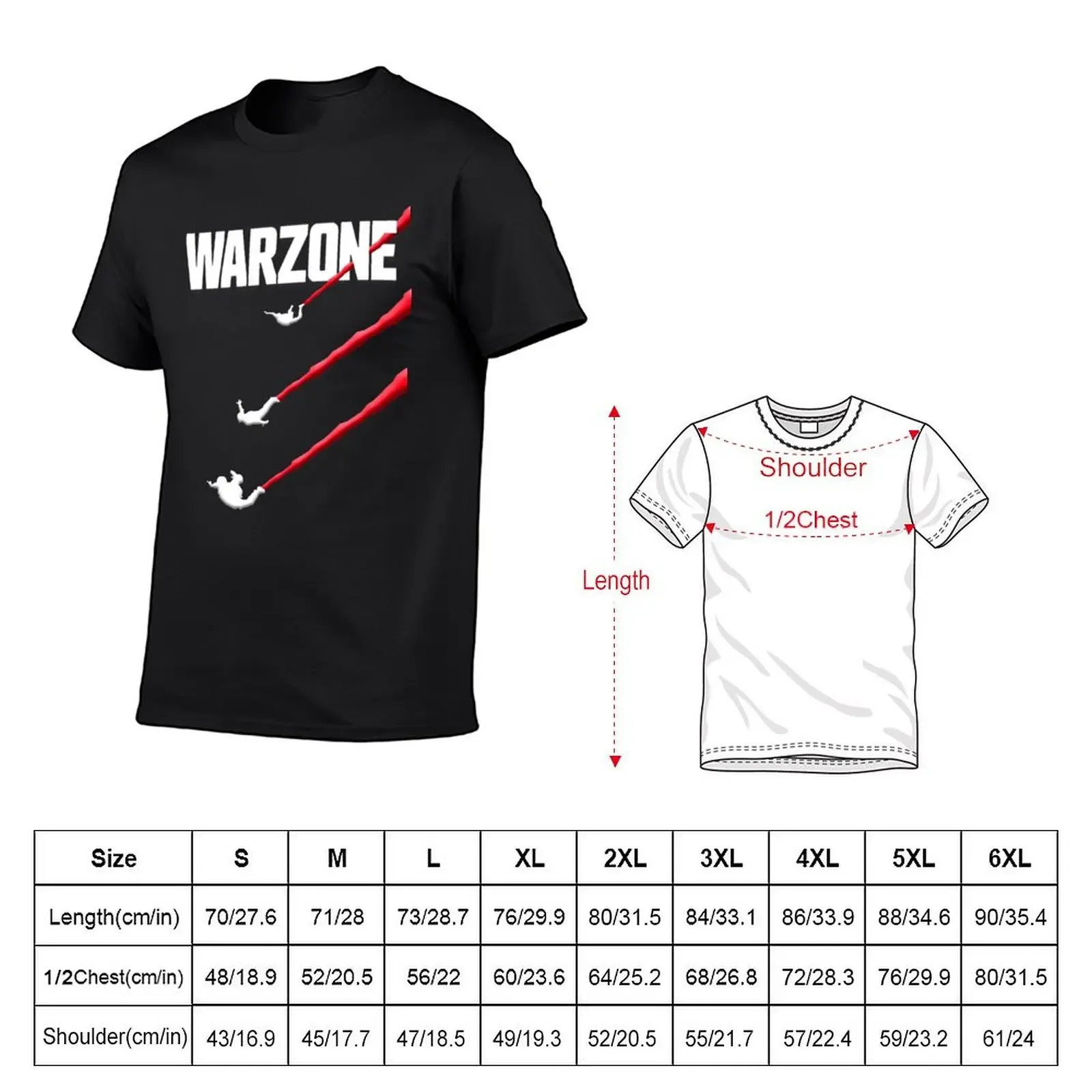 Warzone Dropping In T-Shirt korean fashion tees t shirts for men