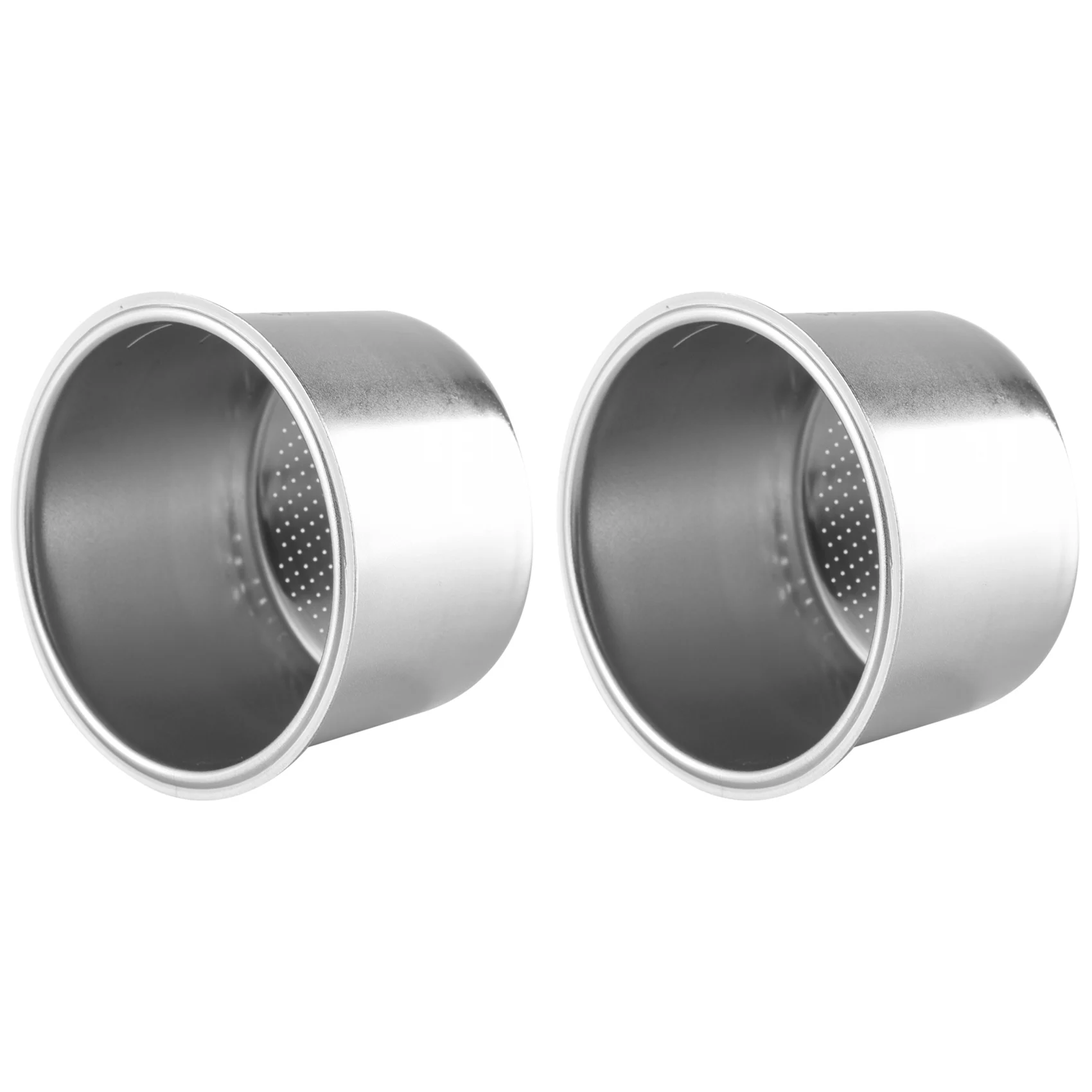 2 Stuks 51Mm 4 Kopjes Filter Vervangende Filtermand Voor Koffie Bodemloze Portafilter Voor Delonghi Ec680/Ec685 Espresso