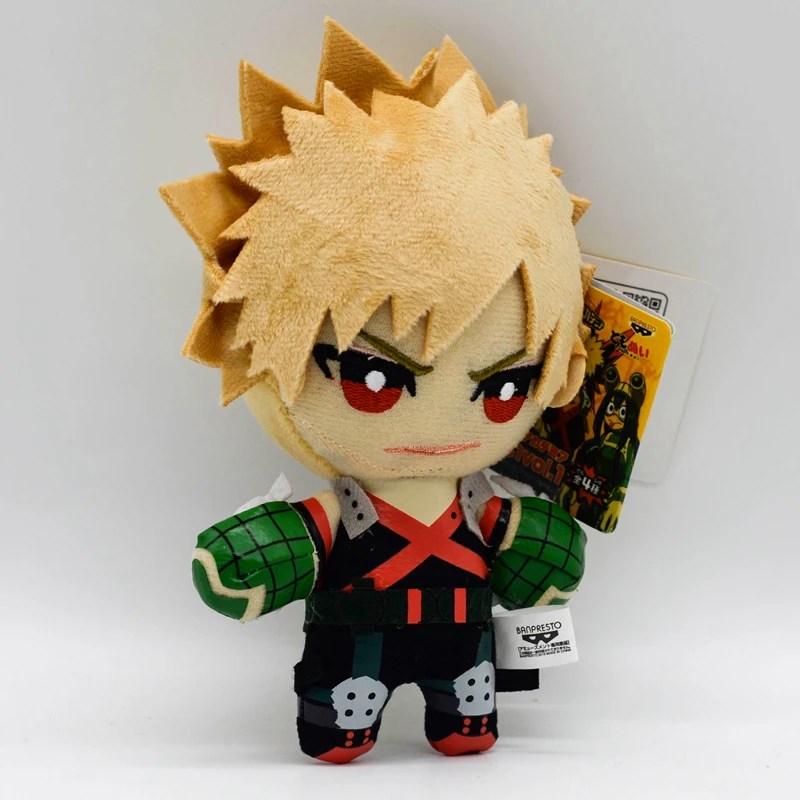 15CM My Hero Academia Anime Izuku Midoriya Katsuki Bakugou Shouto Todoroki Plüsch-Anhänger Spielzeug Weiches Plüsch-Geschenk – Detail 7